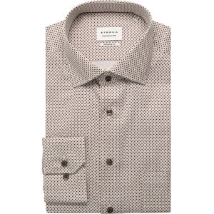 ETERNA Overhemd ML6 (vanaf 68 CM) beige-bruin