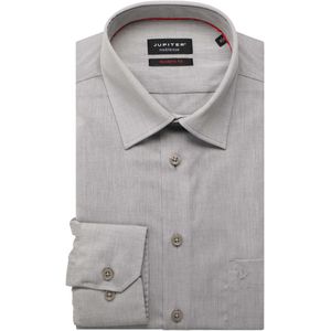 Jupiter Overhemd zilvergrijs, Effen