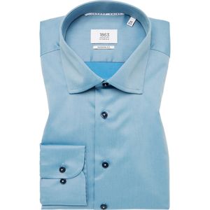 ETERNA 1863 Overhemd turquoise, Effen