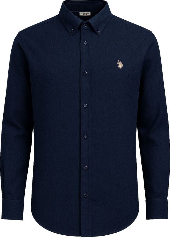 U.S. Polo Assn. Overhemd marine, Effen