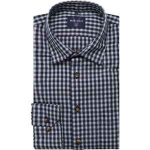 Marvelis Casual Overhemd marine, Ruit
