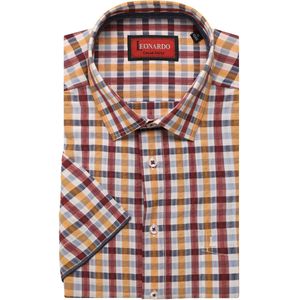 Leonardo by Jupiter Casual Overhemd Korte mouw oranje