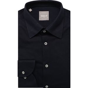 fakts Leisure Jersey shirt donkerblauw, Effen