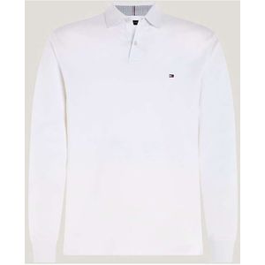 Tommy Hilfiger Regular Fit Polo shirt wit, Effen