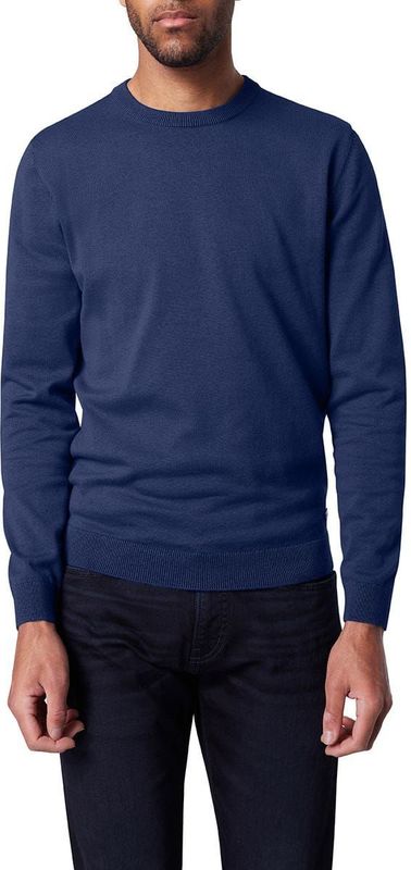 Pierre Cardin Trui ronde halsmarine, Effen