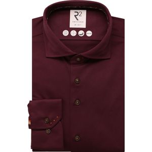 R2 Amsterdam Jersey shirt bordeaux, Faux-uni