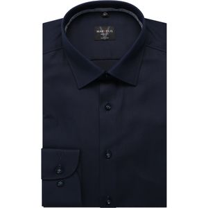 Marvelis Overhemd marine, Effen