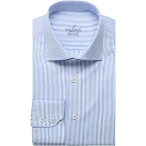 van Laack Overhemd blauw, Gestreept