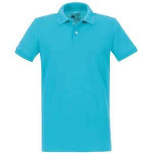 TRIGEMA Slim Fit Polo shirt azuurblauw, Effen