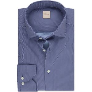 Stenströms Jersey shirt donkerblauw, Gestreept