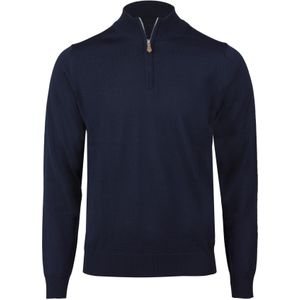 Stenströms Trui ritssluitingdonkerblauw, Effen