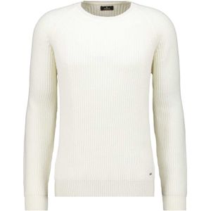 RAGMAN Gebreide trui ronde halsecru, Effen