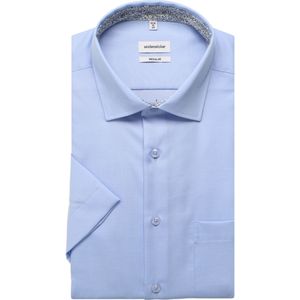 Seidensticker Overhemd Korte mouw lichtblauw