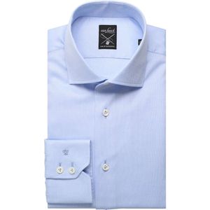 van Laack Meisterwerk Overhemd blauw, Gestreept