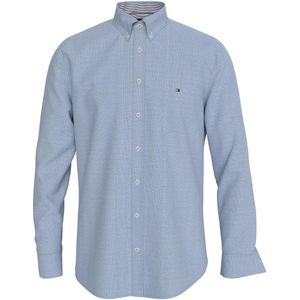 Overhemd - Breezy Blue - Katoen - Met Button-Downkraag