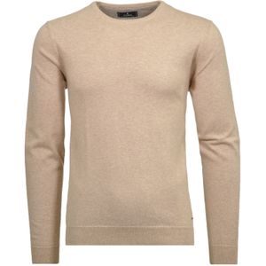 RAGMAN Gebreide trui ronde halsbeige, Effen