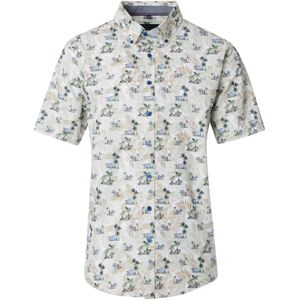 Casa Moda Overhemd groen, Bedrukt