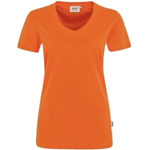 HAKRO Regular Fit Dames T-shirt oranje, Effen