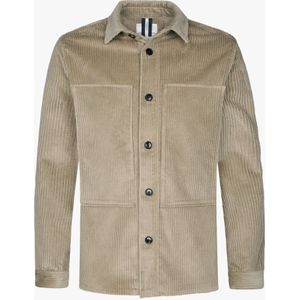 Profuomo Overshirt bruin, Effen
