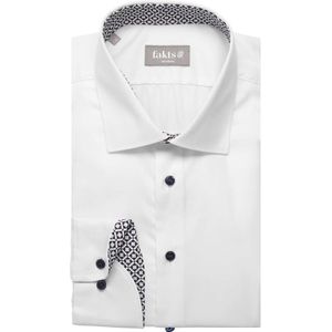 fakts Overhemd wit, Effen