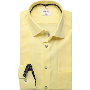 Marvelis Overhemd geel, Effen