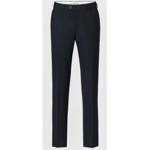 HILTL Piacenza Tapered Fit Chino marine, Effen