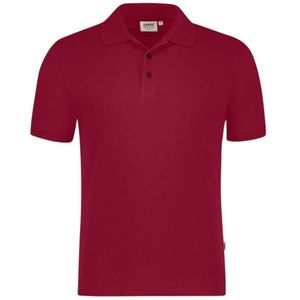 HAKRO Organic Polo shirt Korte mouw wijnrood