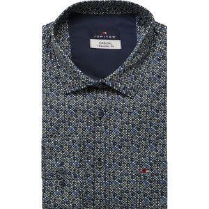 Jupiter Casual Overhemd olijf, Motief