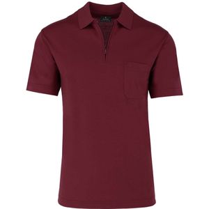 RAGMAN Softknit Polo shirt Korte mouw rood