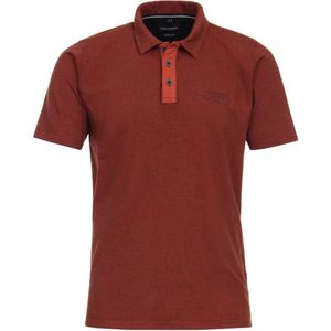 Casa Moda Casual Casual Fit Polo shirt Korte mouw oranje