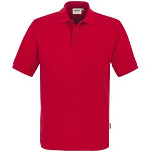 HAKRO 812 Polo shirt Korte mouw rood