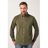 JP1880 ribfluwelen overhemd , Effen