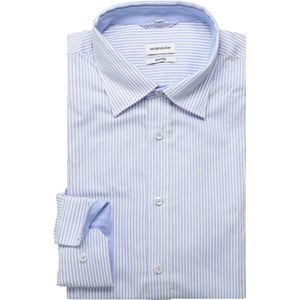 Seidensticker Overhemd lichtblauw, Gestreept
