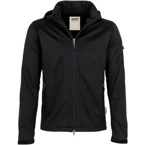 HAKRO 848 Softshell jas zwart, Effen