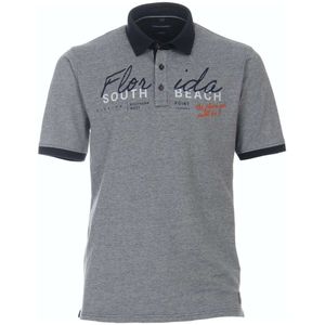 Casa Moda Casual Fit Polo shirt Korte mouw blauw