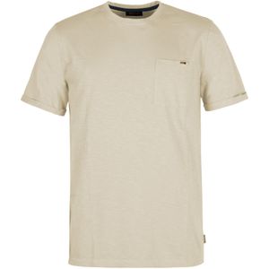 Indicode T-Shirt ronde hals beige, Effen