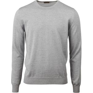 Stenströms Sweatshirt ronde halslichtgrijs, Effen