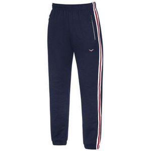 TRIGEMA Comfort Fit Sweatpants Marine, Gestreept