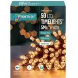 Premier 50 LED Batteridrevet Licht Ketting - 5 Meter