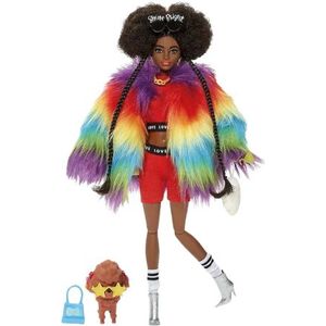 Barbie Extra #1 Rainbow Coat Pop