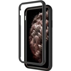 Hybride hoesje met schermbeveiliging iPhone 13 Transparant