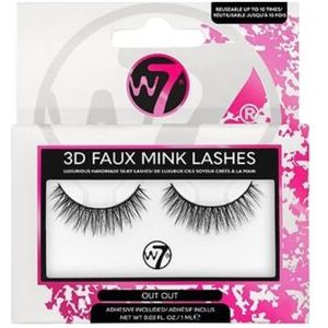 W7 3D Faux Mink Lashes Out Out Nep Wimpers