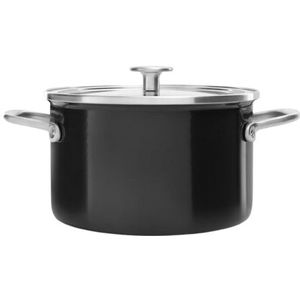 KitchenAid Cookware Pot Zwart 3.7 liter
