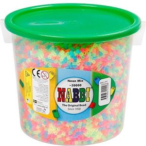 Nabbi Medium RÃ¸rperler Neon Mix - 20000 STUKS