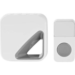 Nedis - DOORB114W - Deurbel - Wit - Batterij Aangedreven - 36 Melodieën