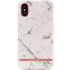 Richmond & Finch White Marble Mobil Cover - IPhone X/Xs