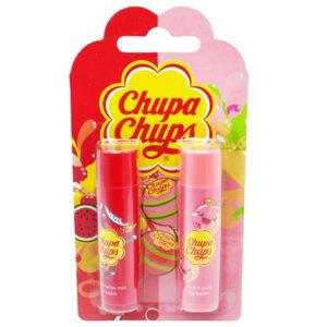 Chupa Chups Watermeloen & Perzik Lippenbalsem - 2 stuks
