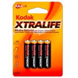 Kodak Xtralife AAA - 4 STUKS