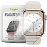 Ringke Dual Easy Film Schermbescherming Apple Watch 7/8 41 mm & Apple Watch SE/6/5/4 40mm 3-pack