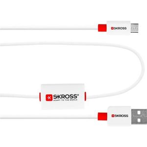 Skross Buzz Chargeân Sync Alarm USB 2.0 A naar USB Micro - 1 m